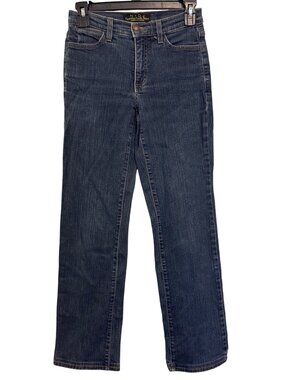 NYDJ Womens Tummy Tuck Straight Leg Premium Denim Jeans Size 0P